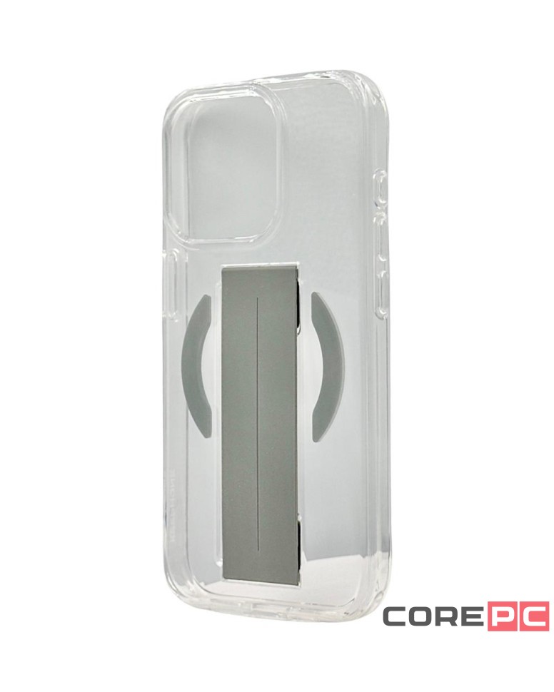 Накладка для i-Phone 15 Pro Keephone Maggrip MagSnap прозрачный серый