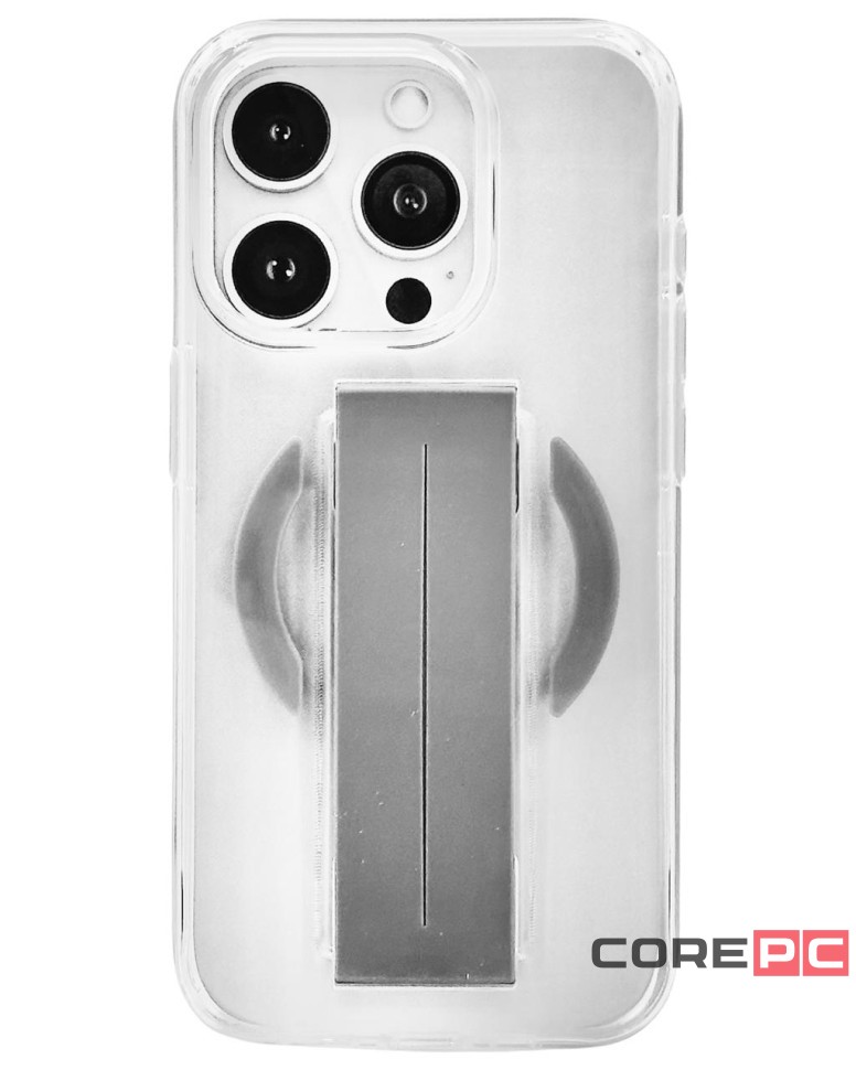 Накладка для i-Phone 15 Pro Keephone Maggrip MagSnap прозрачный серый