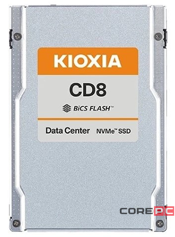 Твердотельный накопитель Toshiba 7680 Gb KIOXIA TLC CD8-R (KCD81RUG7T68)