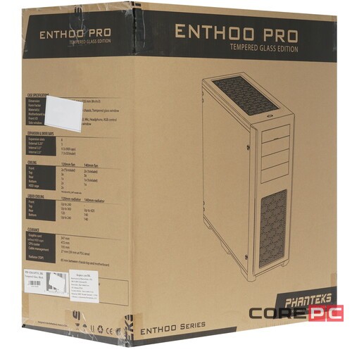 Компьютерный корпус PHANTEKS ENTHOO PRO TG Black PH-ES614PTG_BK