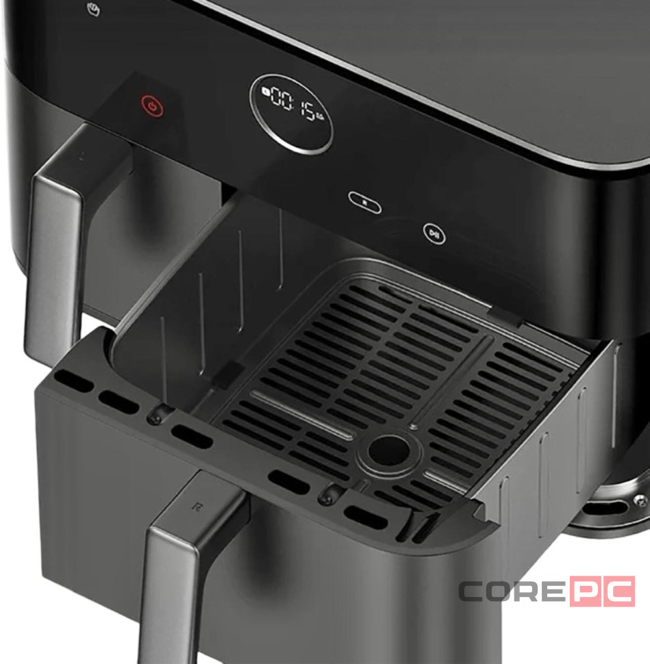 Аэрогриль Xiaomi Dual Zone Air Fryer 10L (3.5L+6.5L) MAF-D1001 черный