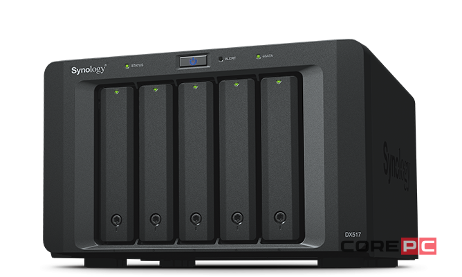 Корпус сетевого накопителя Synology Black (DX517)