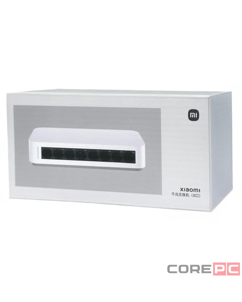 Коммутатор Xiaomi Gigabit Switch 8 ports (SW-108G) белый