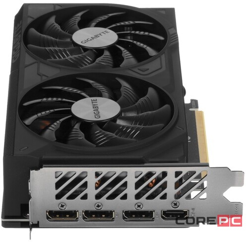 Видеокарта Gigabyte (GV-N4070WF2OC-12GD) GeForce RTX 4070 12GB WINDFORCE 2X OC