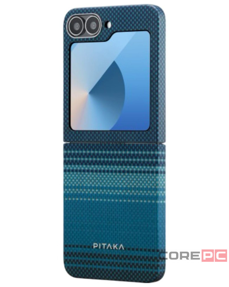 Накладка для Samsung Galaxy Z Flip 6 Pitaka Premium Woven Case (Moonrise)