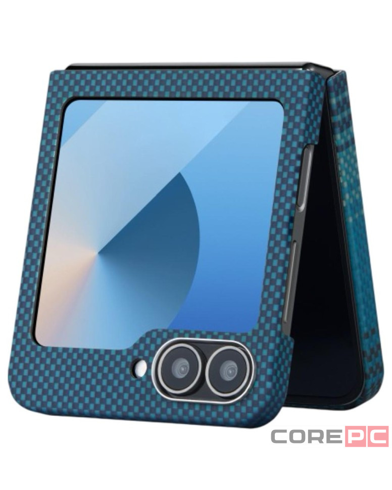 Накладка для Samsung Galaxy Z Flip 6 Pitaka Premium Woven Case (Moonrise)