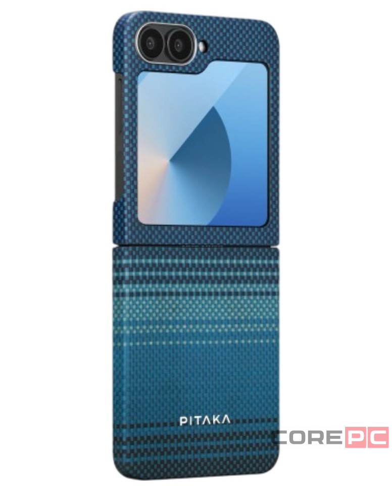 Накладка для Samsung Galaxy Z Flip 6 Pitaka Premium Woven Case (Moonrise)