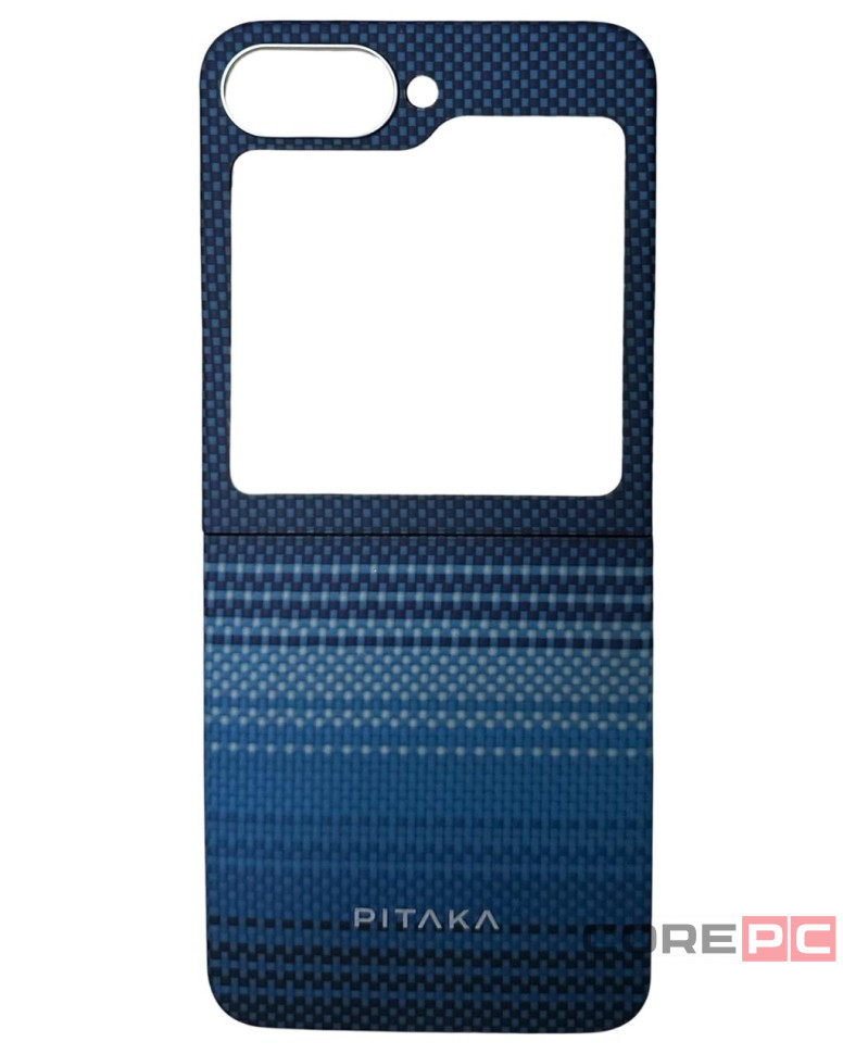Накладка для Samsung Galaxy Z Flip 6 Pitaka Premium Woven Case (Moonrise)