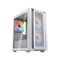 Компьютерный корпус Powercase Mistral SM04 TG ARGB White (CMMSM04W-A3)