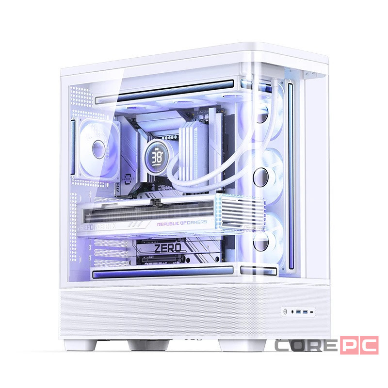 Компьютерный корпус JONSBO TK-5 TG ARGB White
