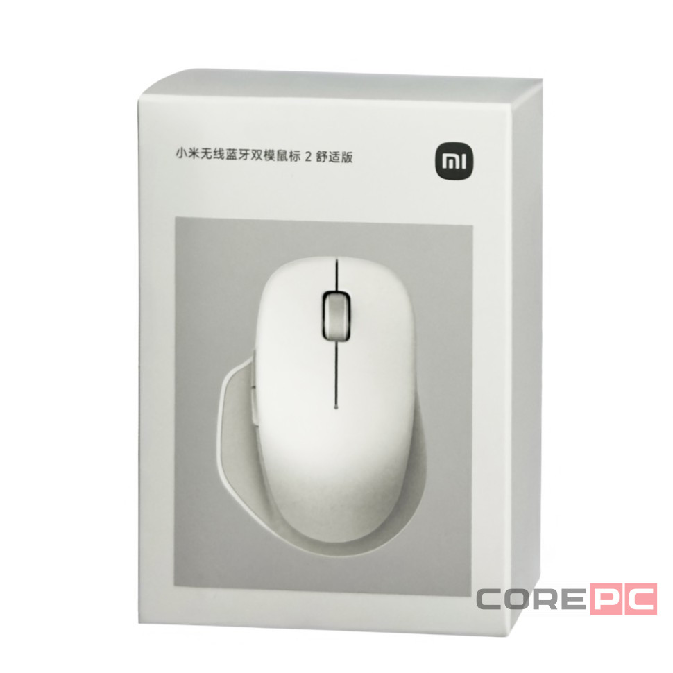 Мышь беспроводная Xiaomi Mi Mouse Wireless Bluetooth Dual Mode 2 Comfort (XMSMSB01EYM) белая