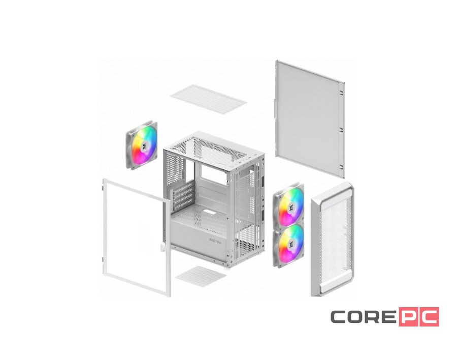 Компьютерный корпус XASTRA A303M 3ARGB White (A303M-2FC14A-1FC12A-D-WH)
