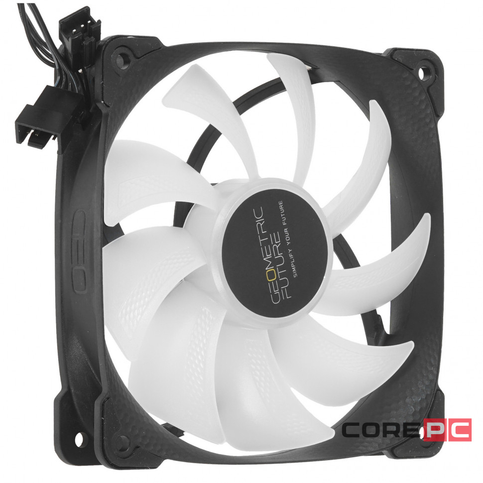 Комплект вентиляторов для корпуса Geometric Future Squama 2501B 5V ARGB Black (1F2501B312001) (GF_SQM-2501B-TP)
