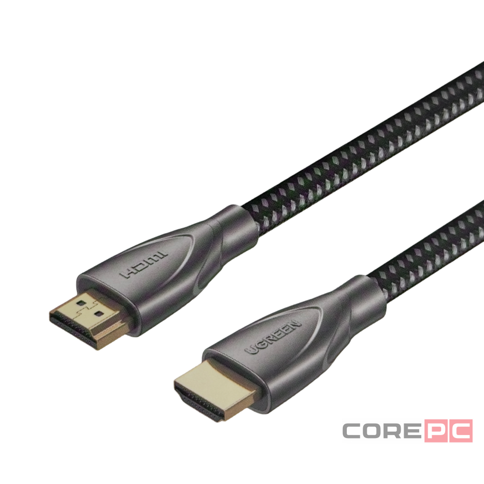 Кабель Ugreen HDMI-HDMI Cable with Carbon Fiber Jacket 2м черный