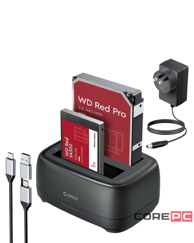 Док-станция для 2 HDD Orico DD28C3-C 5Gbps USB3.0 черная