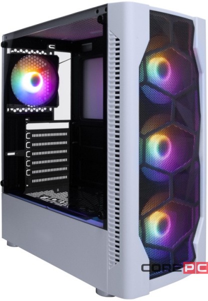 Компьютерный корпус 1STPLAYER DK D4 FRGB White (D4-WH-4F1)