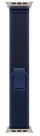 Apple Watch Ultra 2 (2024) 49mm Natural Titanium Case with Blue Trail Loop (M/L)