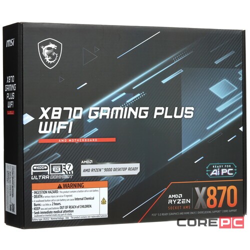 Материнская плата MSI X870 GAMING PLUS WIFI