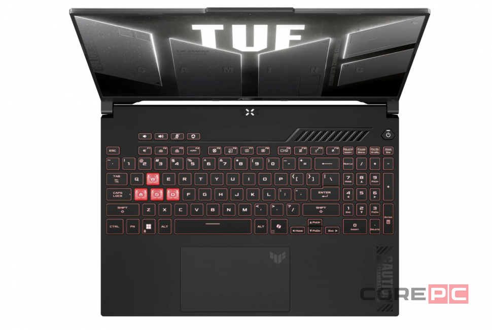 Asus TUF Gaming A16 FA607NUG-RL161 (Grey) / Ryzen 7 7445HS / 16Gb / 1Tb SSD / RTX 4050 6Gb / no / 16" 1920x1200 IPS 144Hz / DOS / 2,2