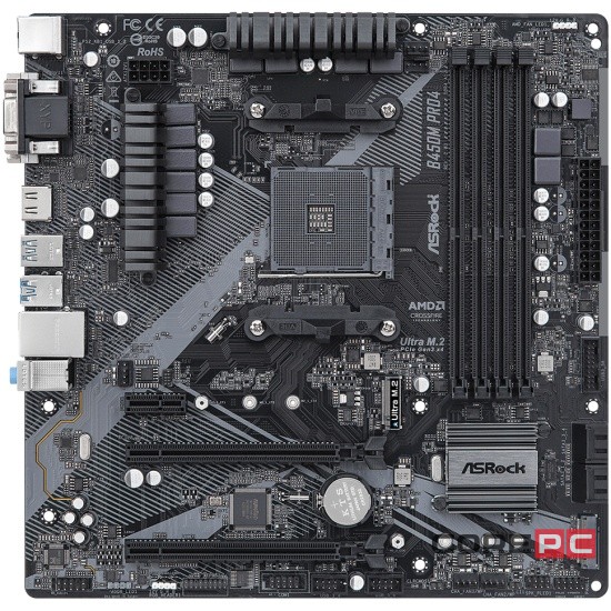 Материнская плата ASRock B450M PRO4 R2.0