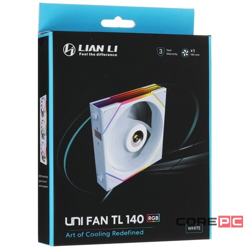 Вентилятор для корпуса Lian Li UNI FAN TL LED 140 ARGB White (G99.14TL1W.R0)