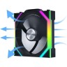 Комплект вентиляторов для корпуса Lian Li UNI FAN SL WIRELESS 120 Reverse Blade 12RSL1W3B ARGB Black(G99.12RSL1W3B.R0)