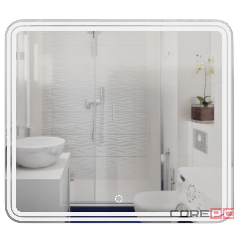 Зеркало MIXLINE Адриана 1000х800 (ШВ) сенсорный выключатель, светодиодная подсветка