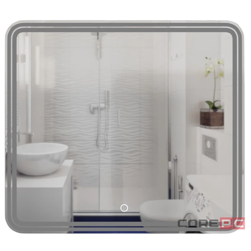 Зеркало MIXLINE Адриана 1000х800 (ШВ) сенсорный выключатель, светодиодная подсветка