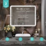 Зеркало MIXLINE Адриана 1000х800 (ШВ) сенсорный выключатель, светодиодная подсветка