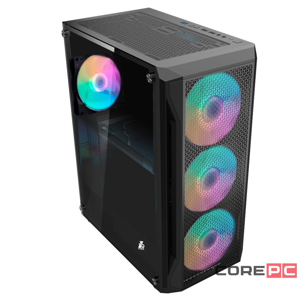 Компьютерный корпус 1STPLAYER FIREBASE X5 TG (X5-3G6P-1G6)