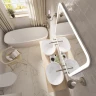 Зеркало MIXLINE Стив-2 1000х800 (ШВ) сенсорный выключатель, двойной подогрев