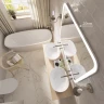 Зеркало MIXLINE Стив-2 1000х800 (ШВ) сенсорный выключатель, двойной подогрев