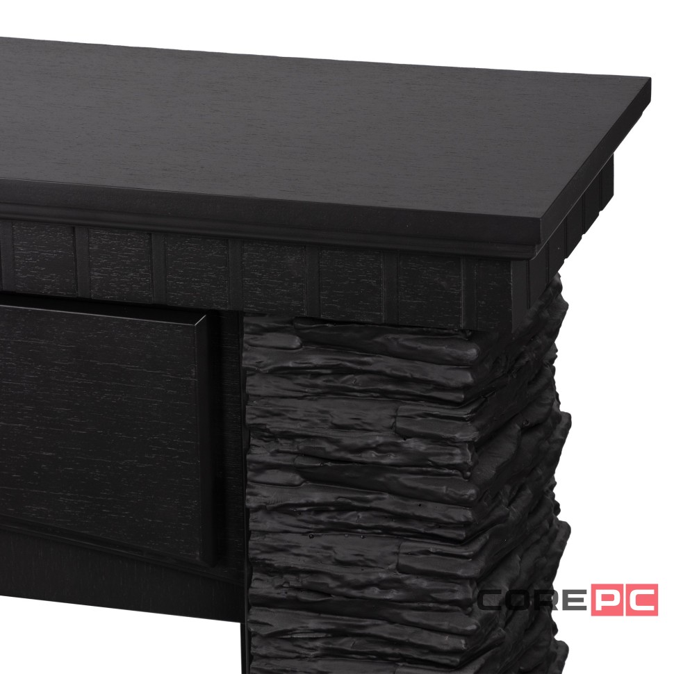 Каминокомплект: Очаг Electrolux EFP/P-4220LS, портал Porto 42/40/36 камень чер. шп. венге