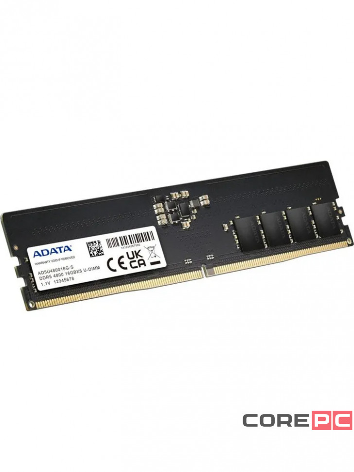 Оперативная память 16 Gb 4800 MHz ADATA XPG (AD5U480016G8-BADZ)