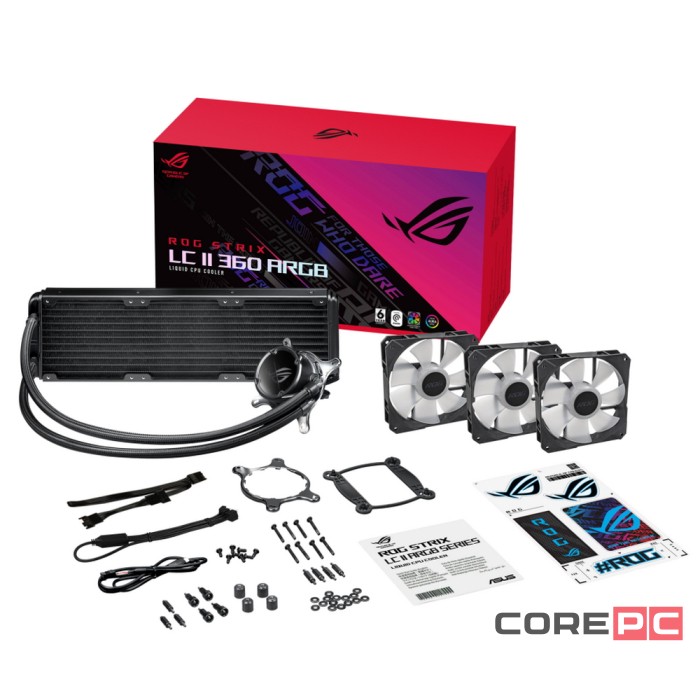 Система жидкостного охлаждения для процессора ASUS ROG STRIX LC II 360 ARGB 90RC00F1-M0UAY4
