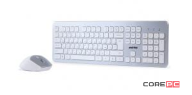 Комплект клавиатура+мышь Smartbuy S233 (SBC-233616AG-SW) (серебристый)