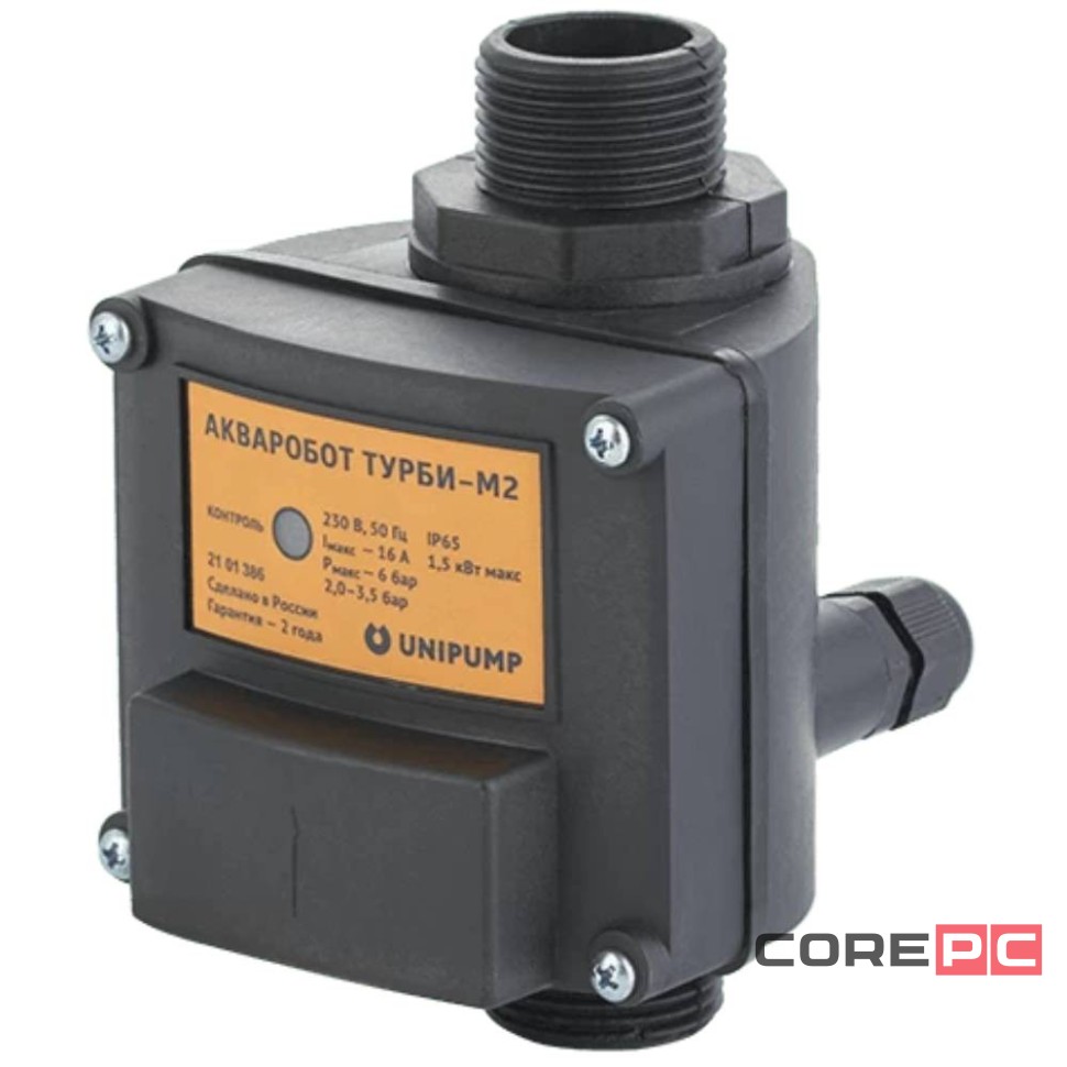 Блок управления насосом UNIPUMP ТУРБИ-М2 (2,0-3,5 бар) до 1,5кВТ, арт. 69619