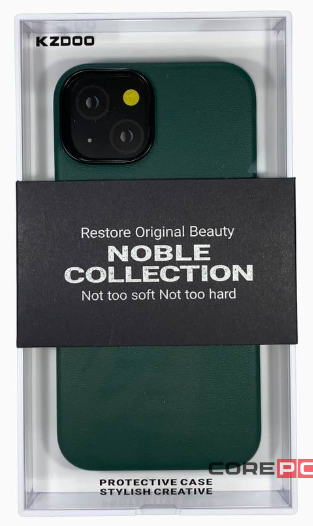 Накладка для i-Phone 14 K-Doo Noble кожаная зелёный