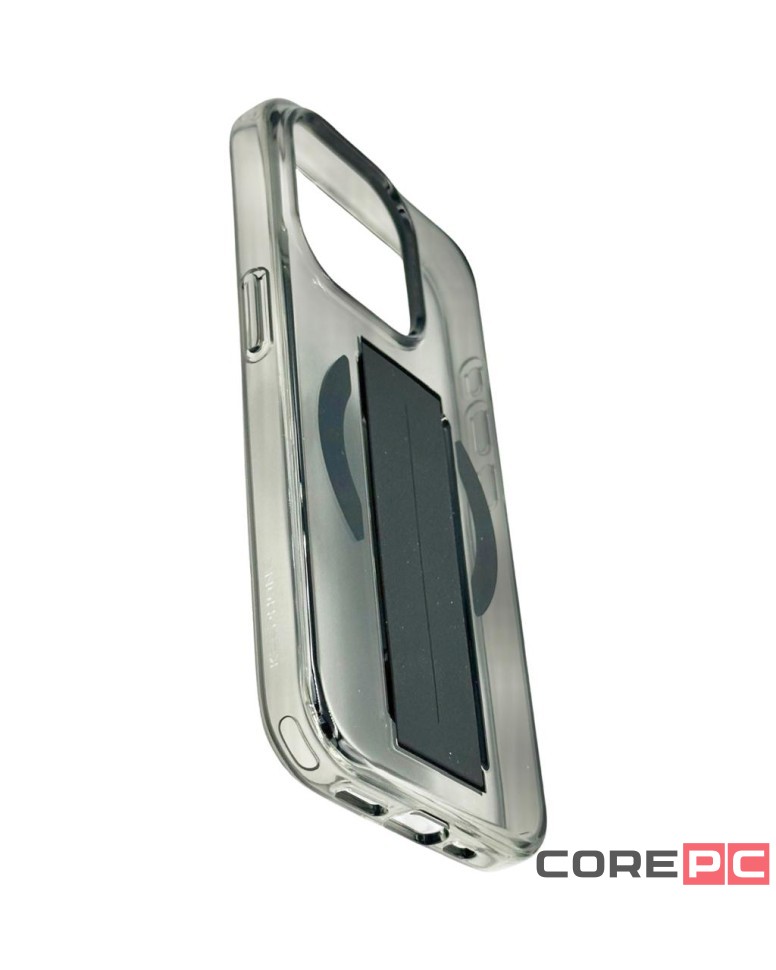 Накладка для i-Phone 15 Pro Keephone Maggrip MagSnap матовый прозрачный черный