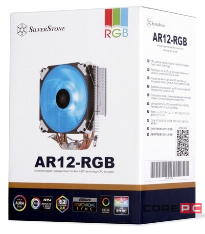 Кулер для процессора SilverStone SST-AR12-RGB Argon RGB G530AR12RGB0020 PWM
