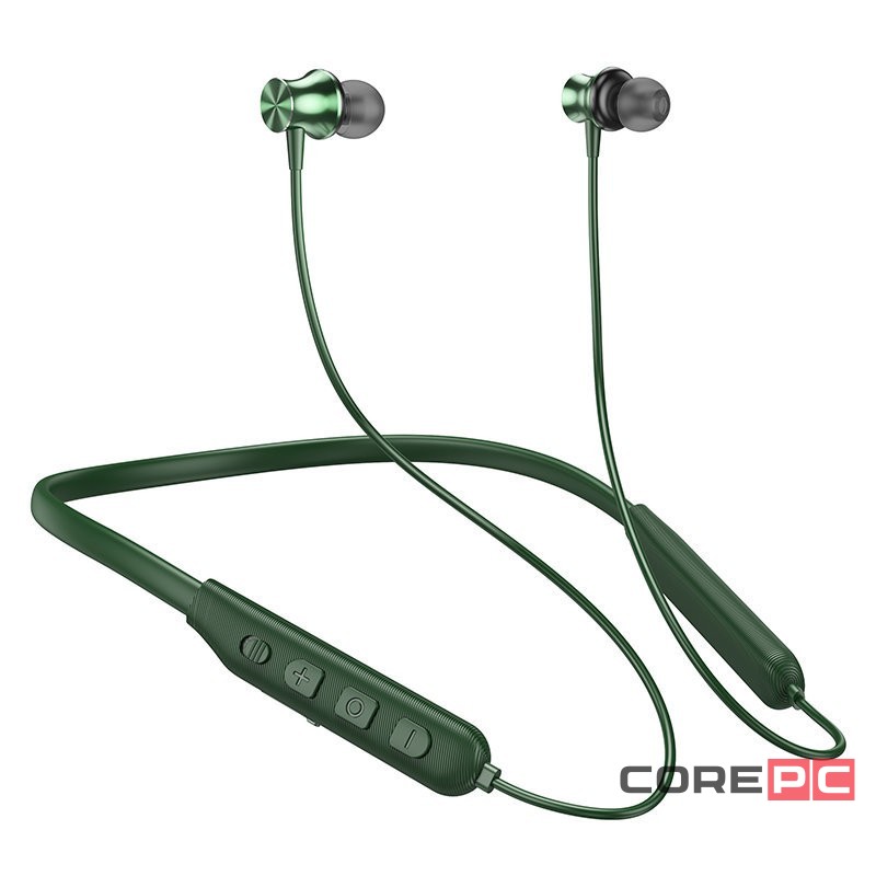 Беспроводные наушники для спорта Hoco ES64 BT5.3/30ч зелёные