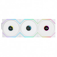 Комплект вентиляторов для корпуса Lian Li UNI FAN TL WIRELESS LCD 120 Reverse Blade White (G99.12RTLLCD1W3W.R0)