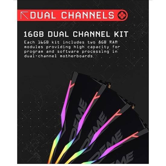 Оперативная память 32 Gb 3200 MHz OCPC X3TREME RGB White (MMX3A2K32GD432C16W)