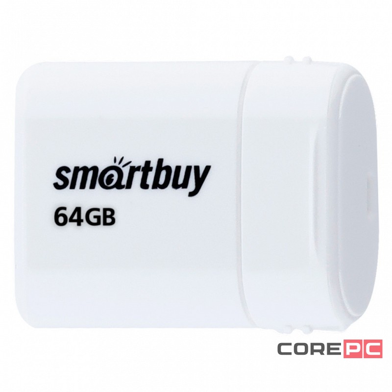 USB флеш накопитель Smartbuy 64GB Lara White (SB64GBLARA-W)