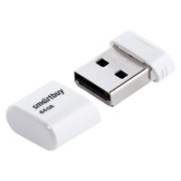 USB флеш накопитель Smartbuy 64GB Lara White (SB64GBLARA-W)