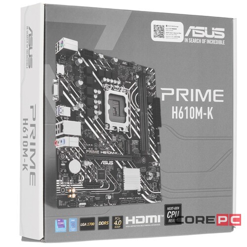 Материнская плата ASUS PRIME H610M-R-SI 90MB1GL0-M0ECY0
