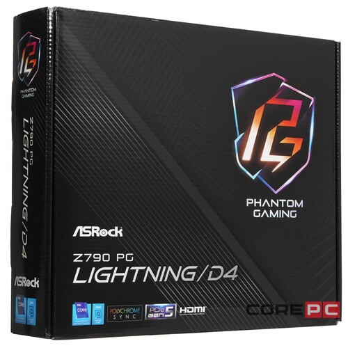 Материнская плата AsRock Z790 PG LIGHTNING/D4