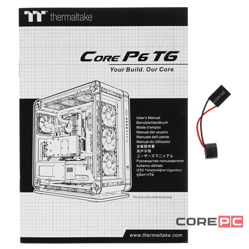 Компьютерный корпус Thermaltake Core P6 TG RGB Black (CA-1V2-00M1WN-00)