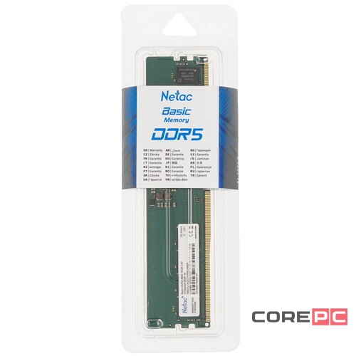 Оперативная память 16 Gb 4800 MHz NETAC BASIC (NTBSD5P48SP-16)