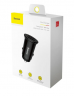 Автомобильное заряд. устр. Baseus Circular Plastic 2USB 30W (CCALL-YD01) черное